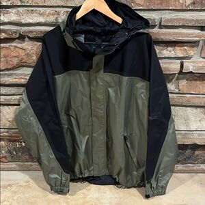 Redington Red Storm Olive Green and Black Waterproof Rain Jacket